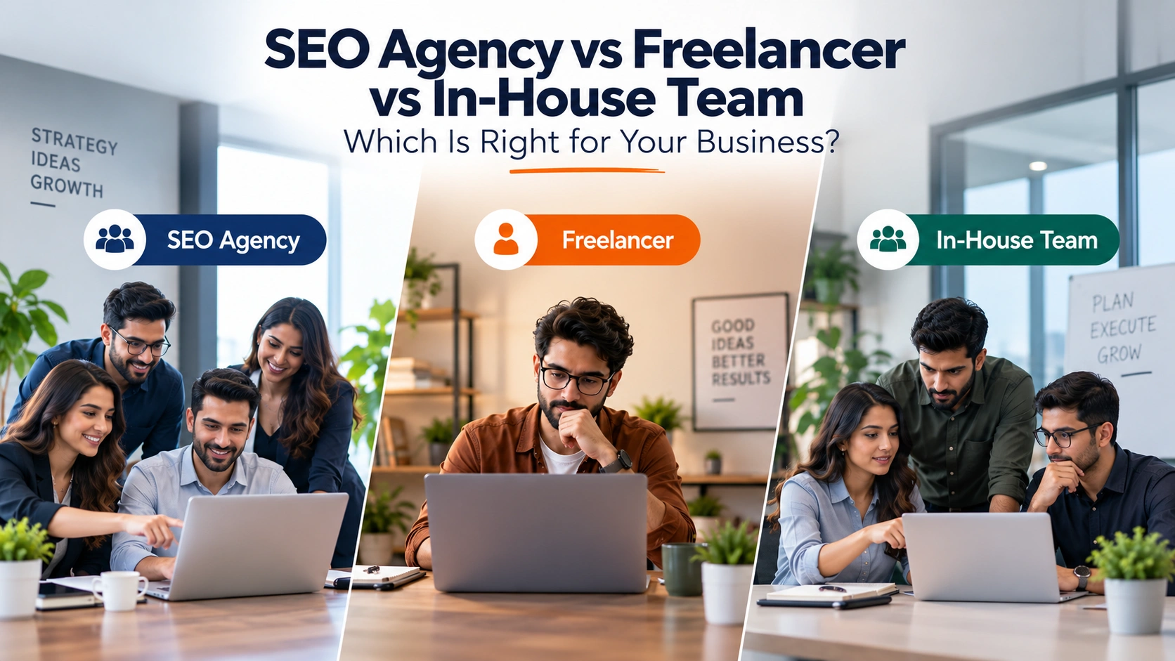 SEO Agency vs Freelancer vs In-House Team: Which Is Right for Your Business?